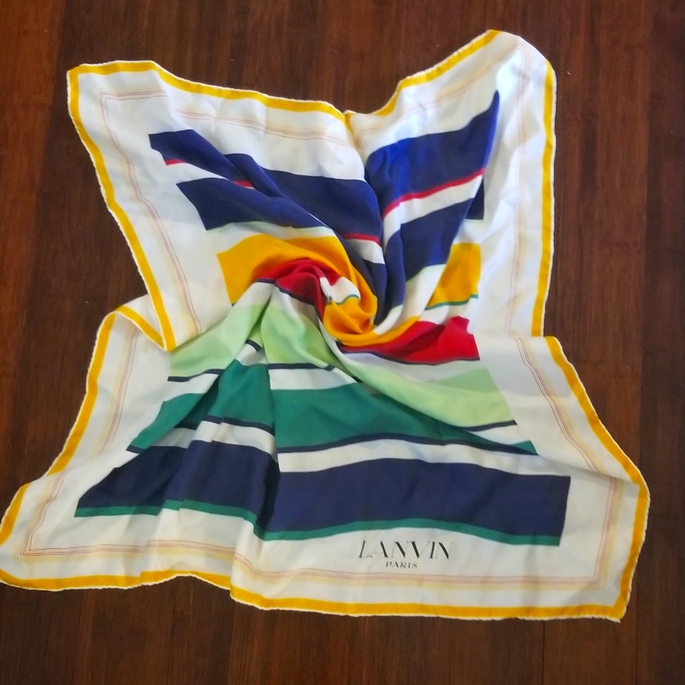 💗Authentic Lanvin Silk Scarf💗